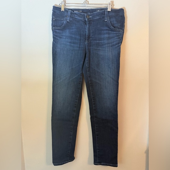 AG Maternity Prima Cigarette Ankle Blue Jean Size 29R - Picture 2 of 12